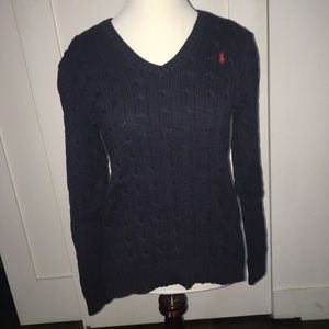 Ralph Lauren - knitted dark blue sweater